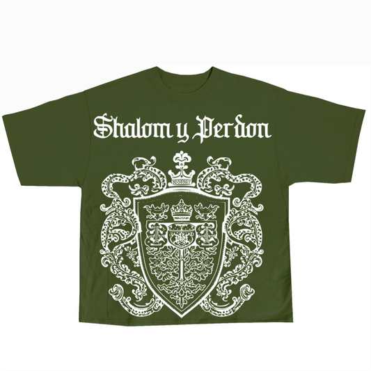 SYP #068 "Coat of Arms" / 2 panel / Cropped / 100% Cotton T Shirt / s,m,l,xl,xxl,3xl,4xl