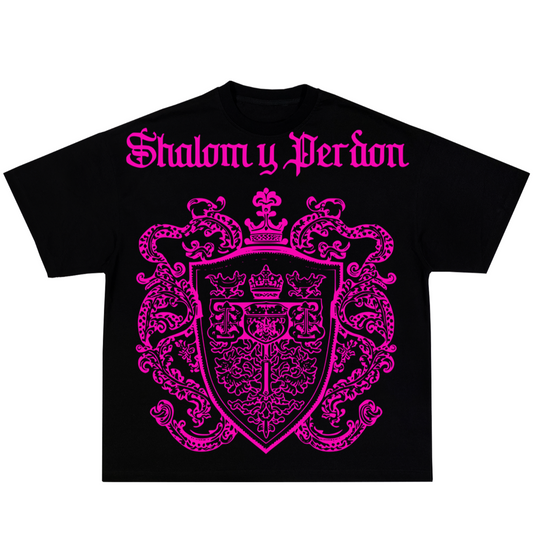 SYP #075 "Coat of Arms" / 2 panel / Cropped / 100% Cotton T Shirt / s,m,l,xl,xxl,3xl,4xl